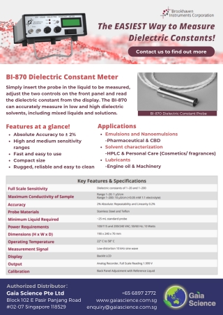 BI-870 Dielectric Constant Meter