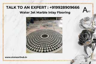 Water Jet Marble Inlay Flooring