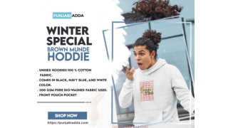 Hip-hop Star Brown Munde Hoodie - Punjabi Adda