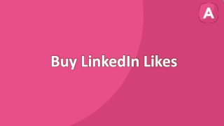 Buy LinkedIn Likes I AlwaysViral.In