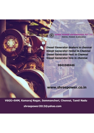 Diesel Generator rent in Chennai (2)
