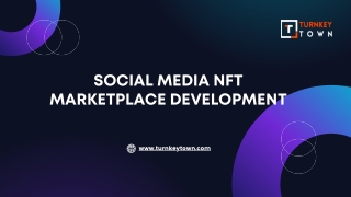 Social Media NFT Marketplace Development