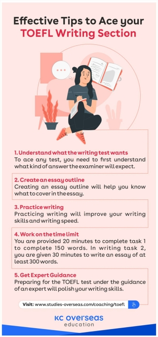 Effective Tips to Ace your TOEFL Writing Section