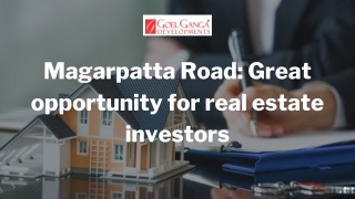 Magarpatta Road Great opportunity for real estate investors (PPT)