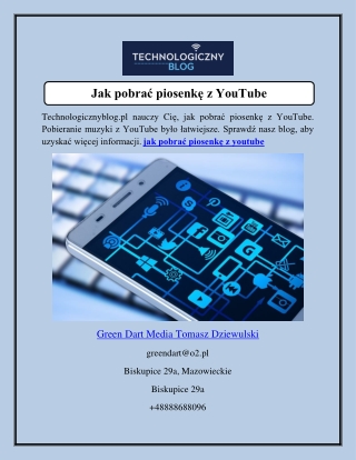 Jak pobrać piosenkę z YouTube  Technologicznyblog