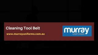 Cleaning Tool Belt - www.murrayuniforms.com.au