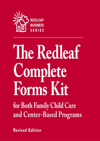 READ  Redleaf Complete Forms Kit for Both Family Child Care and Center