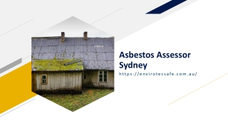 Asbestos Assessor Sydney