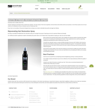 BIOTIN XTREME HAIR RESTORATION SPRAY