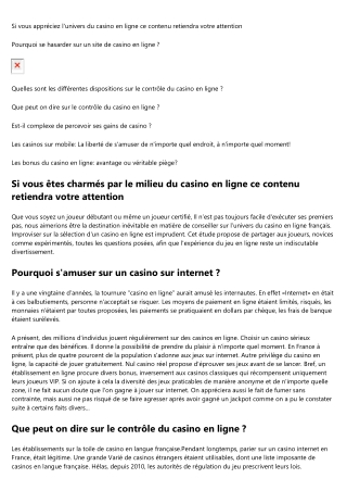 les meilleurs titres de casino en ligne