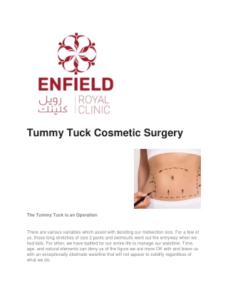 Tummy Tuck in Dubai