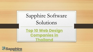 Top 10 Web Design Companies in Thailand