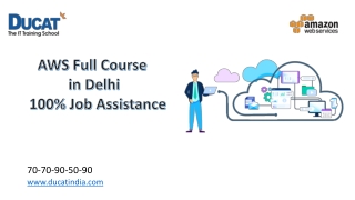 AWS Training in Delhi | Online Certification Course