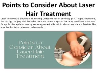 Considerations for Laser Hair Removal