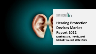 Hearing Protection Devices Market 2022 - CAGR Status, Major Players, Forecast