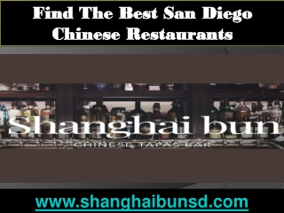 Find The Best San Diego Chinese Restaurants