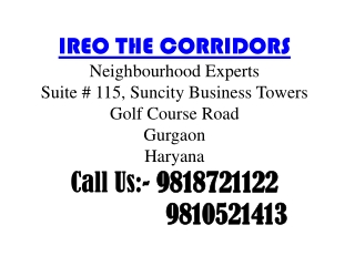 9818721122 || Ireo New Projects
