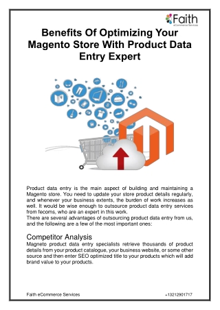 Benefits Of Optimizing Your Magento Store With Product Data Entry Expert