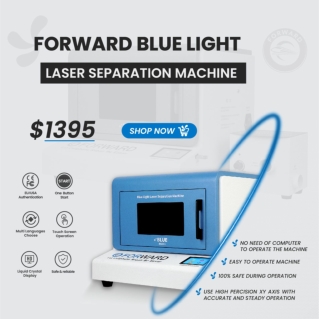 Forward Blue Light Laser Separation Machine W Extractor