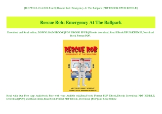 [D.O.W.N.L.O.A.D R.E.A.D] Rescue Rob Emergency At The Ballpark [PDF EBOOK EPUB KINDLE]