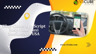 Uber Clone App Script Help Your Taxi Business In USA