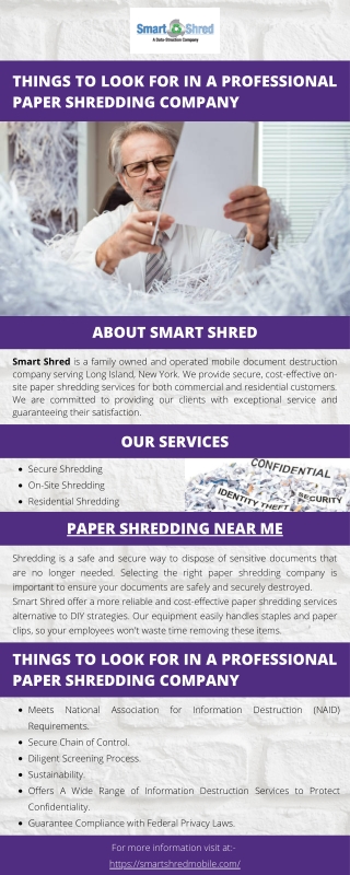 Things to Look for in a Professional Paper Shredding Company