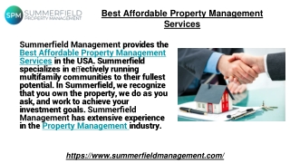 Best Affordable Property Management Services