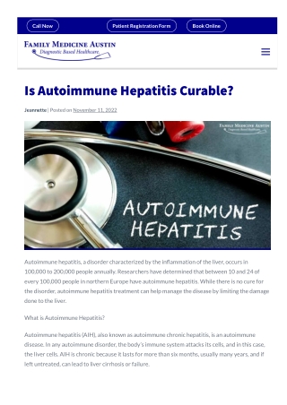 Is-autoimmune-hepatitis-curable-