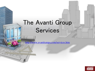 Tokyo Consulting Engineers The Avanti Group, Services