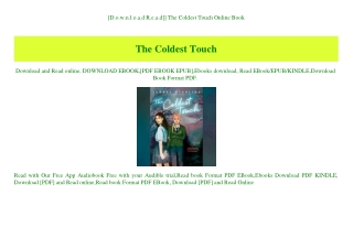 [D.o.w.n.l.o.a.d R.e.a.d]] The Coldest Touch Online Book