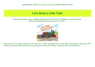 [DOWNLOAD^^][PDF] Let's Build a Little Train [KINDLE EBOOK EPUB]