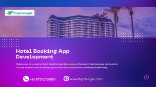 Hotel Booking App Development