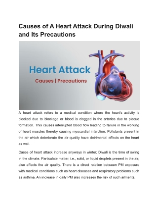 Heart Attack During Diwali