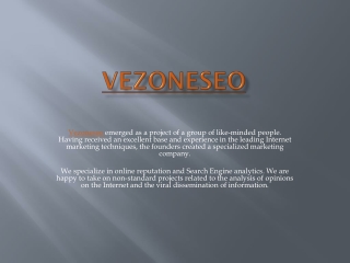 Vezone SEO - Guest Posting - Link Building Services Agency