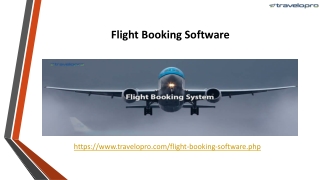 Flight Booking Software