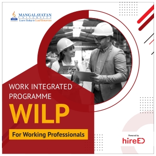Part Time Working Professional  Programme (WILP)- Mangalayatan University