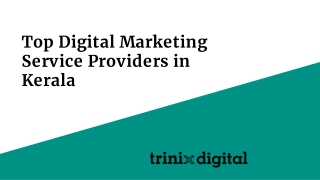 Top Digital Marketing Service Providers in Kerala