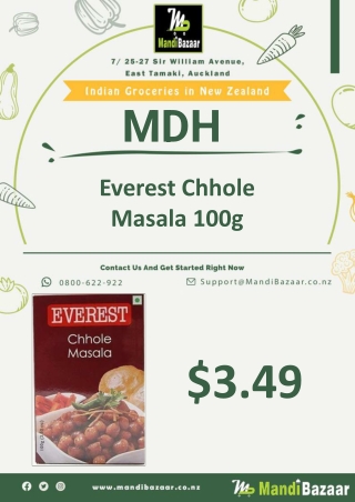 Everest Chhole Masala 100g - Mandi Bazaar