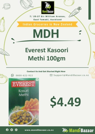 Everest Kasoori Methi 100gm - Mandi Bazaar