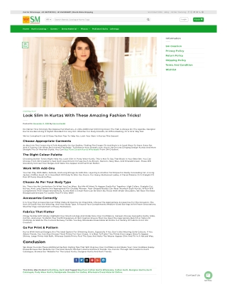 Look Slim In Kurtas With These Amazing Fashion Tricks