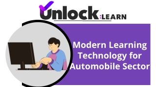 Modern Learning Technology for Automobile Sector