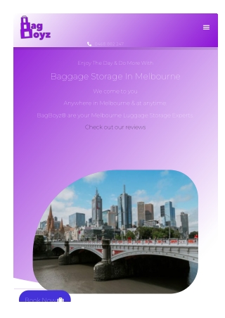 Baggage Storage In Melbourne | Melbourne Baggage Storage