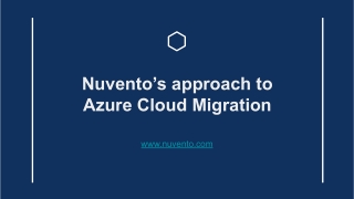 The Azure Cloud Migration Strategy of Nuvento