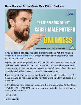 These Reasons Do Not Cause Male Pattern Baldness.docx
