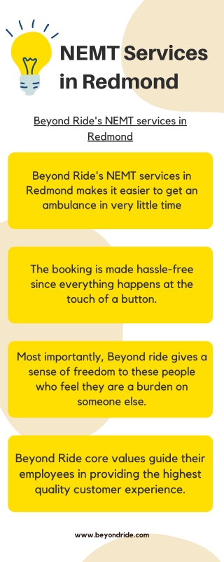 NEMT Services in Redmond - Info