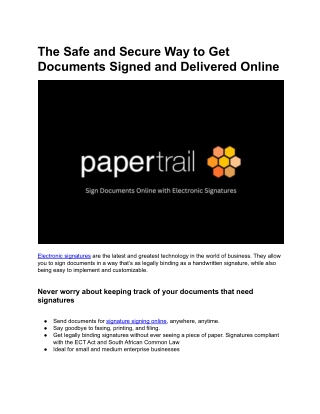 The Safe and Secure Way to Get Documents Signed and Delivered Online__strong_