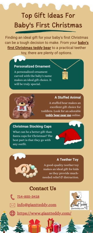 Top Gift Ideas For Baby's First Christmas