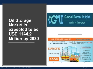 Oil Storage Market Top Trends, Future Analysis & Forecast 2022- 2030