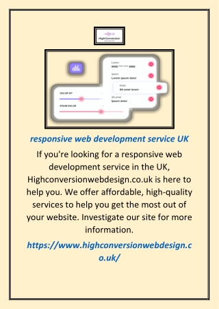 Responsive Web Development Service Uk | Highconversionwebdesign.co.uk