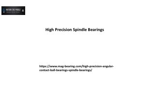 High Precision Spindle Bearings Mag-bearing.com....